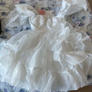 Selkie Ivory Bebe Bloom Dress